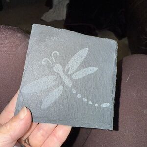 Slate Dragonfly Coaster